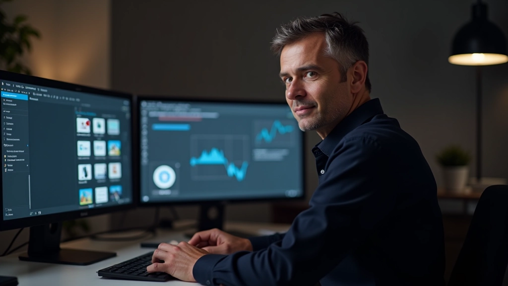Interfaz de software de animación con línea de tiempo y vista previa de movimientos de marca