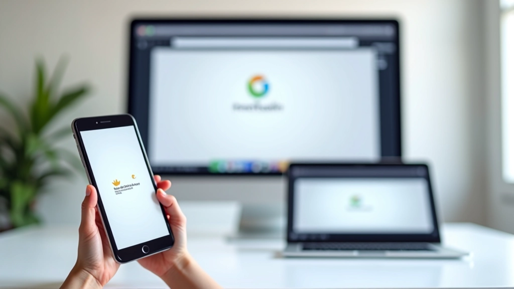 Página web moderna mostrando animación interactiva de logotipo suave en diferentes tamaños de pantalla móvil y escritorio